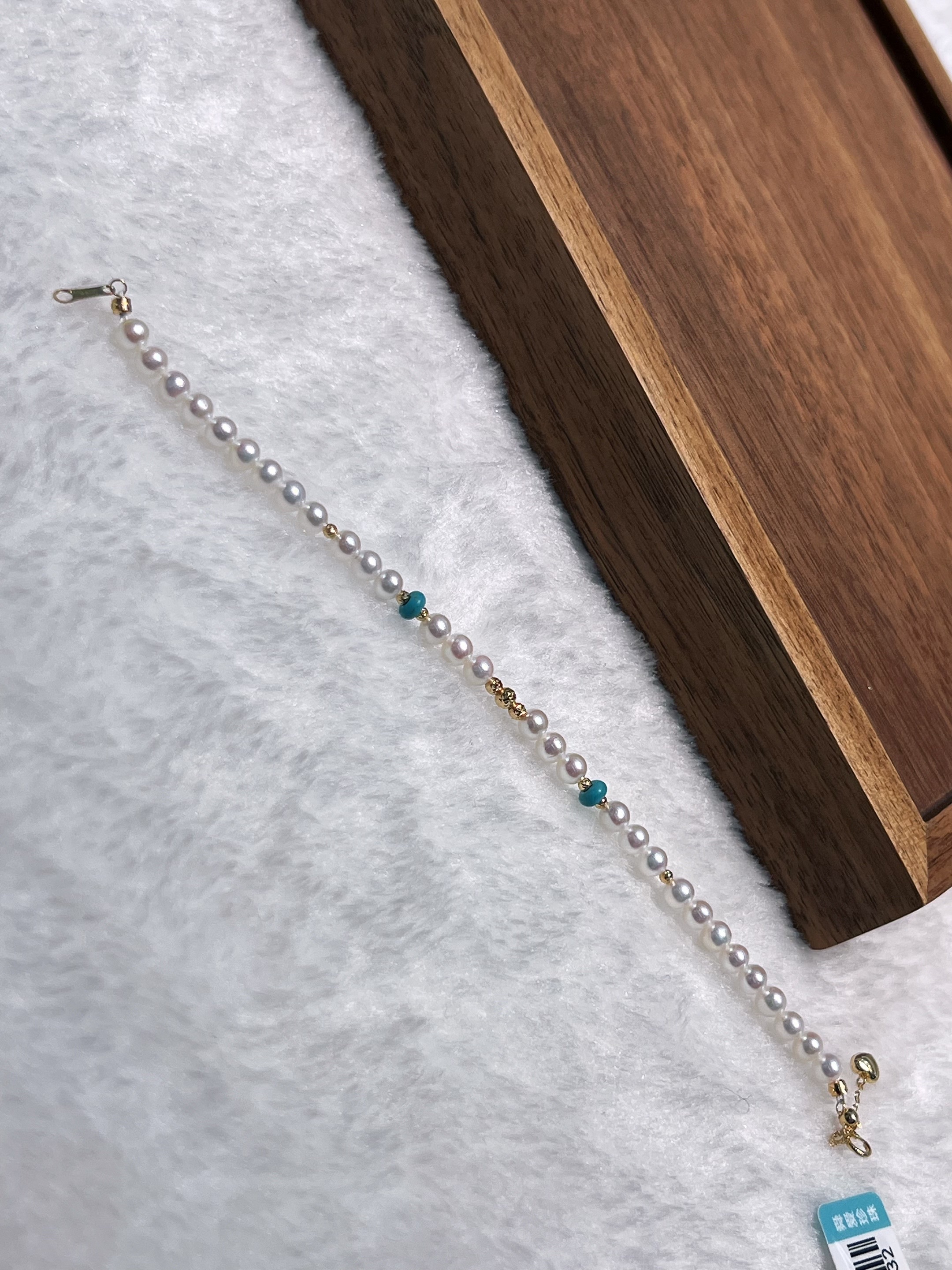 18k natural gold pearls