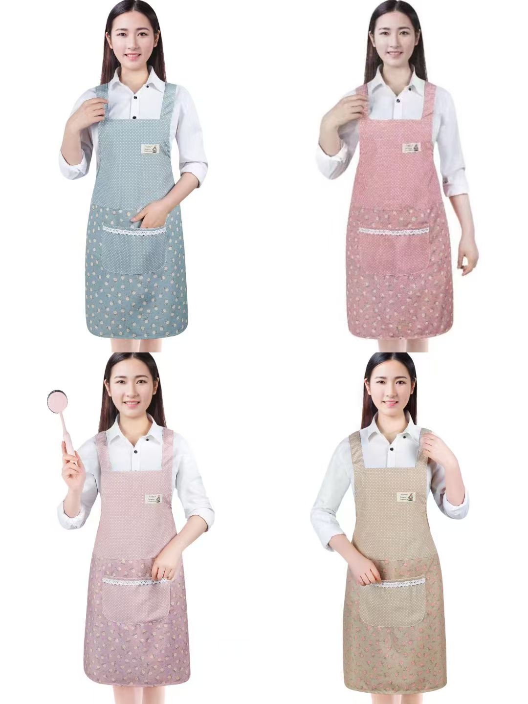 Soft sleeveless bamboo cotton apron, kitchen, cooking, work, restaurant, home, waterproof, home, hand drying, waist skirt Soft sleeveless bamboo cotton apron, kitchen, cooking, work, restaurant, home, waterproof, home, hand drying, waist skirt
