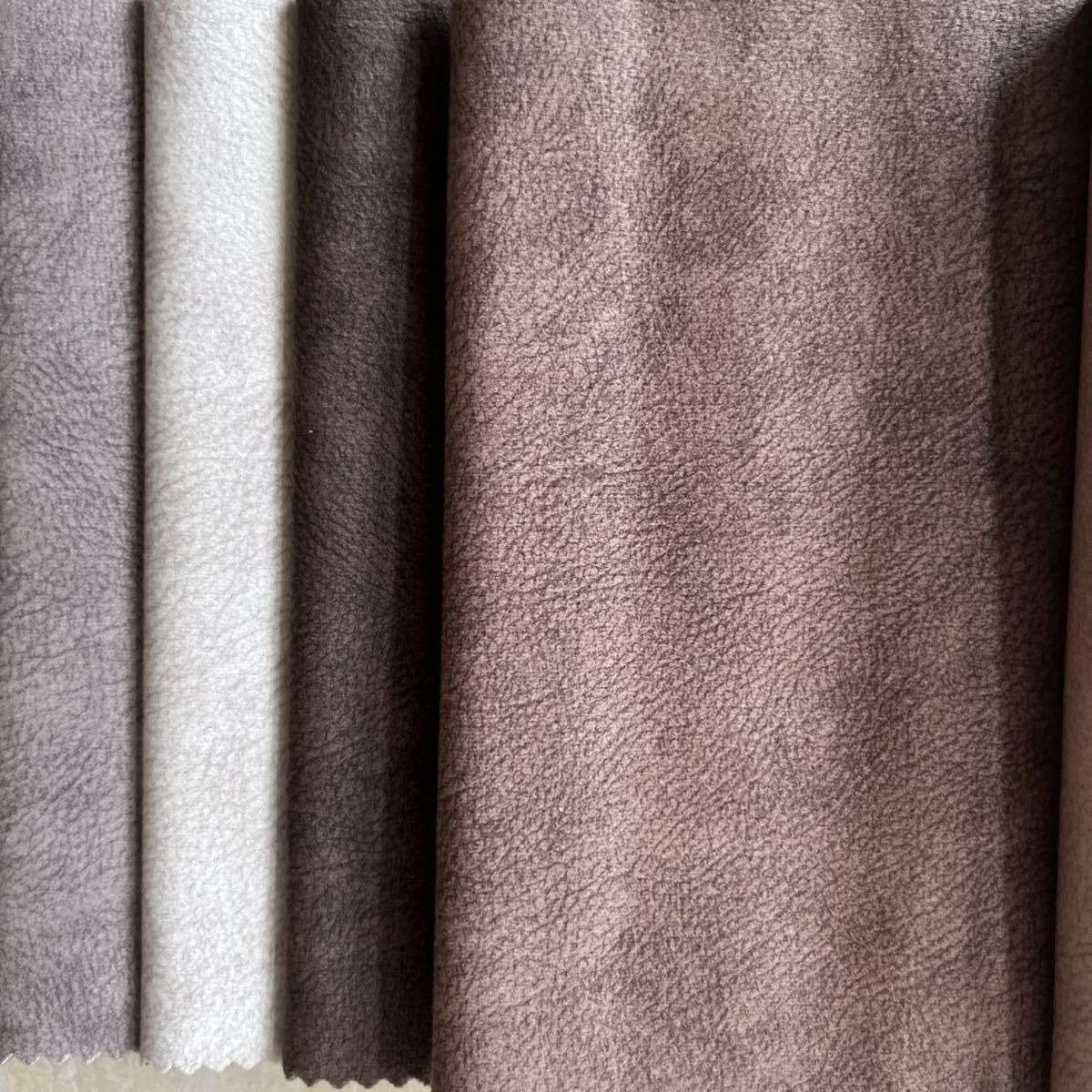 Textile, leather and knitted fabrics come in a variety of colors and are suitable for high-quality clothing and home furnishings