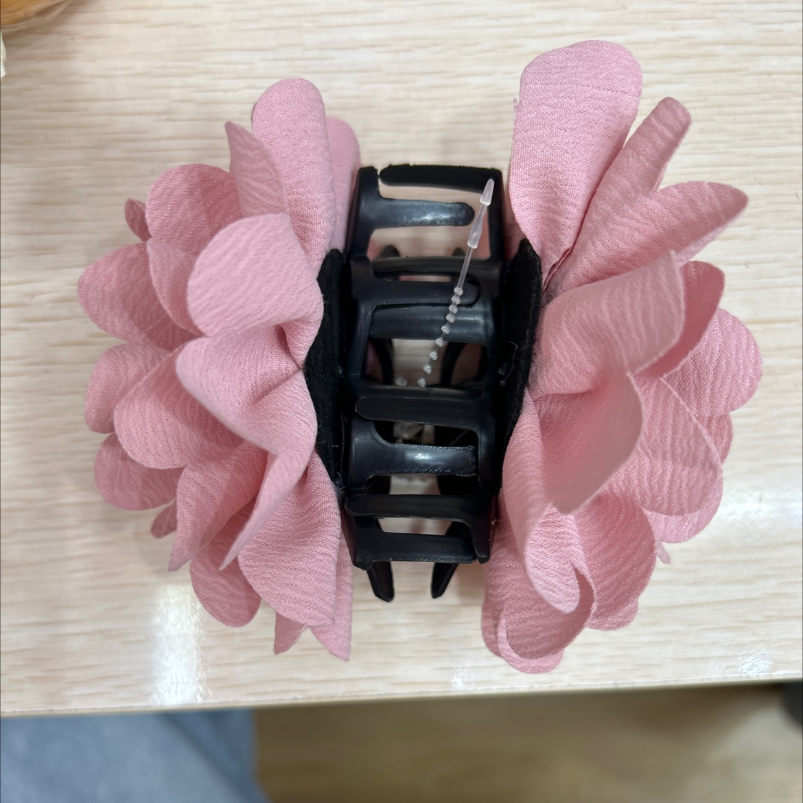 荷花发夹细节图