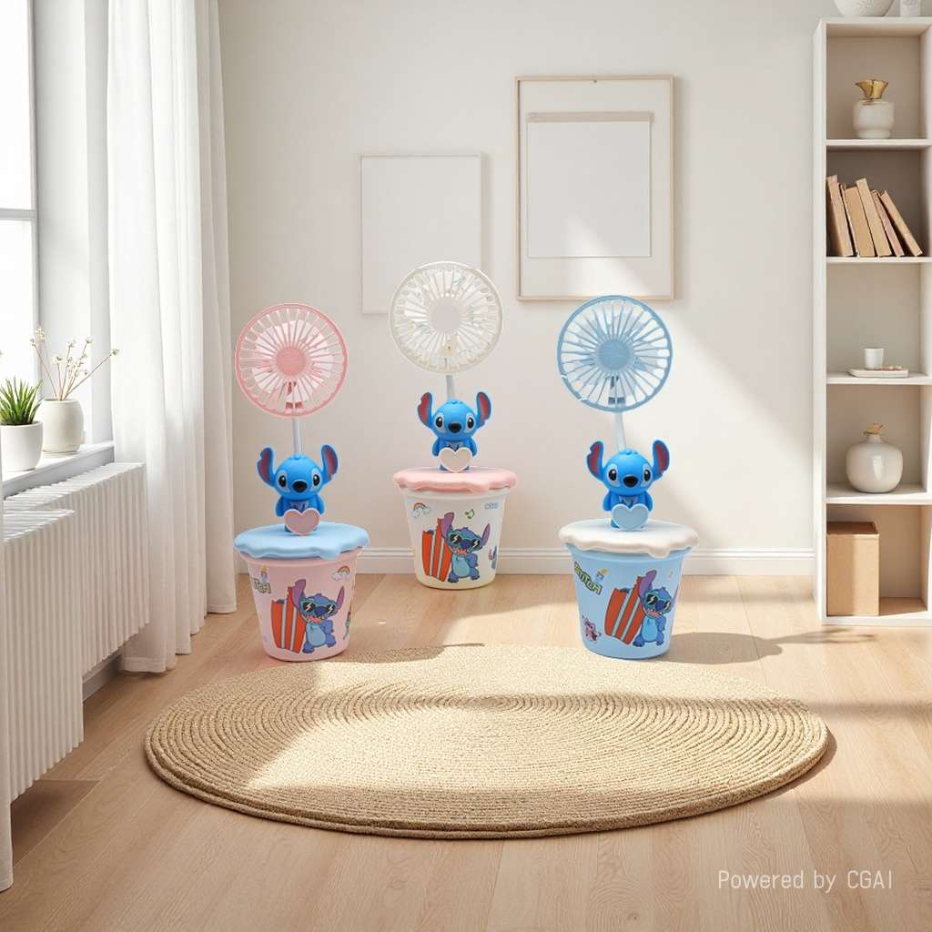 2026 New desktop cup Small Fan USB charging Summer Gift Large wind Power fan wholesale Customization Stizi Cup Fan Application Scenario