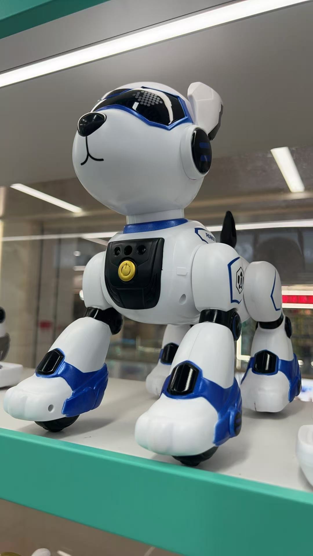 AI intelligent robot dog toys are children's early education toys that can talk and move