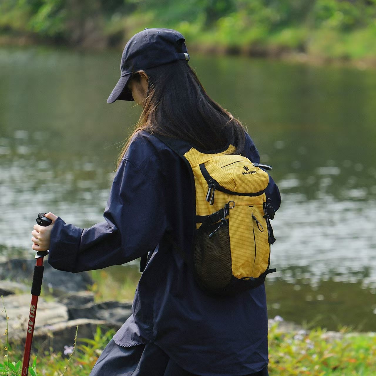 2025 New outdoor double-shoulder large-capacity comfortable backpack Specification image