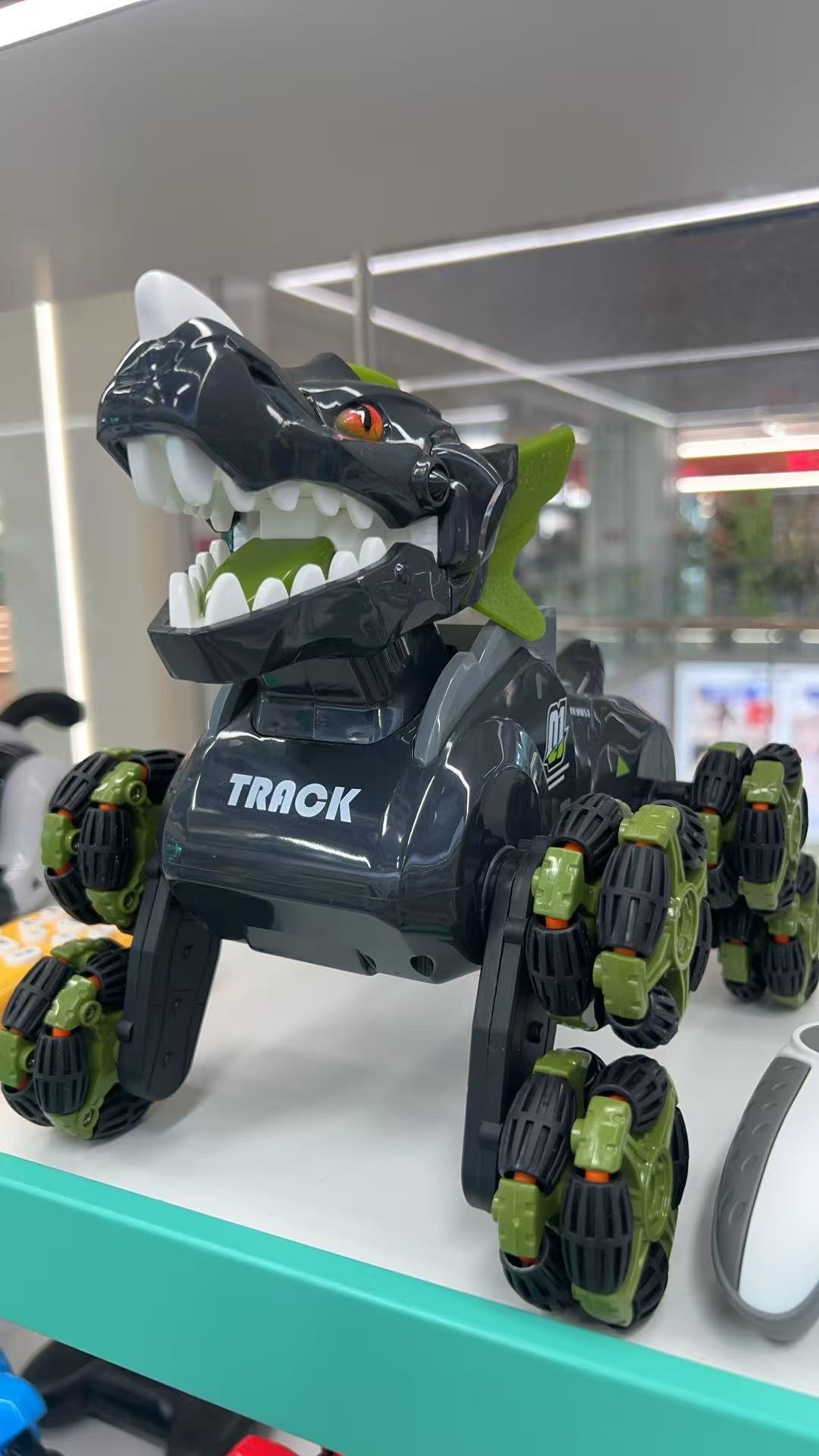 The AI intelligent robot dog toy can talk and move
