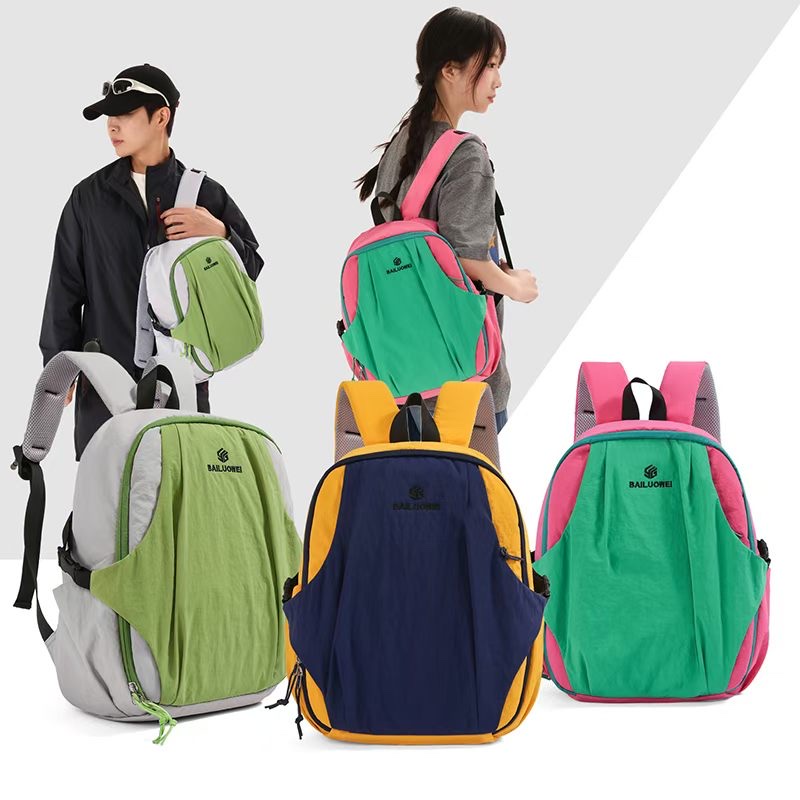 Outdoor backpack, large-capacity rainproof hiking backpack, commuting and travel storage bag