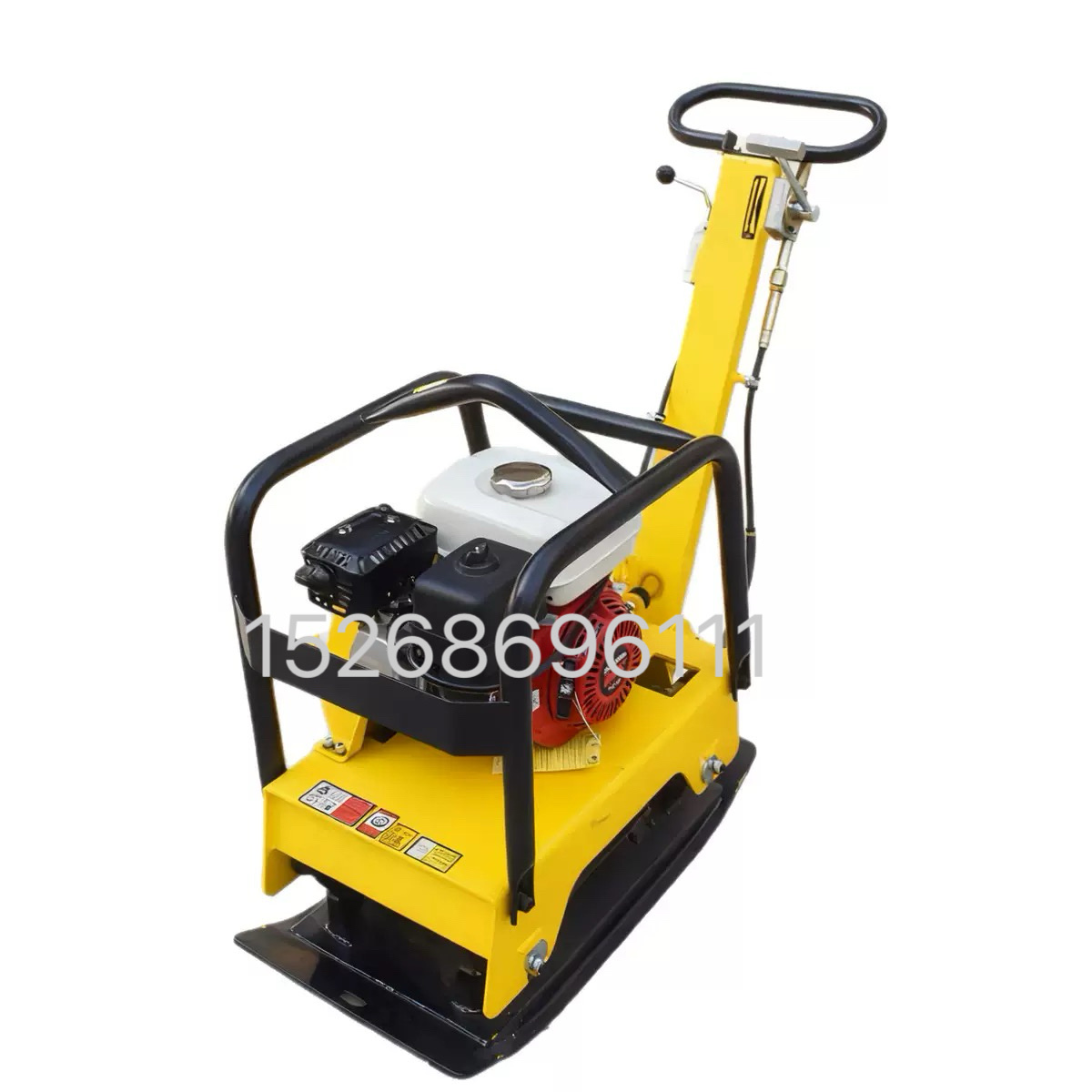 Asphalt pavement plate compactor, steam-powered oil-diesel oil-powered vibrating compactor, small ground soil compactor and ramming machine Item Picture