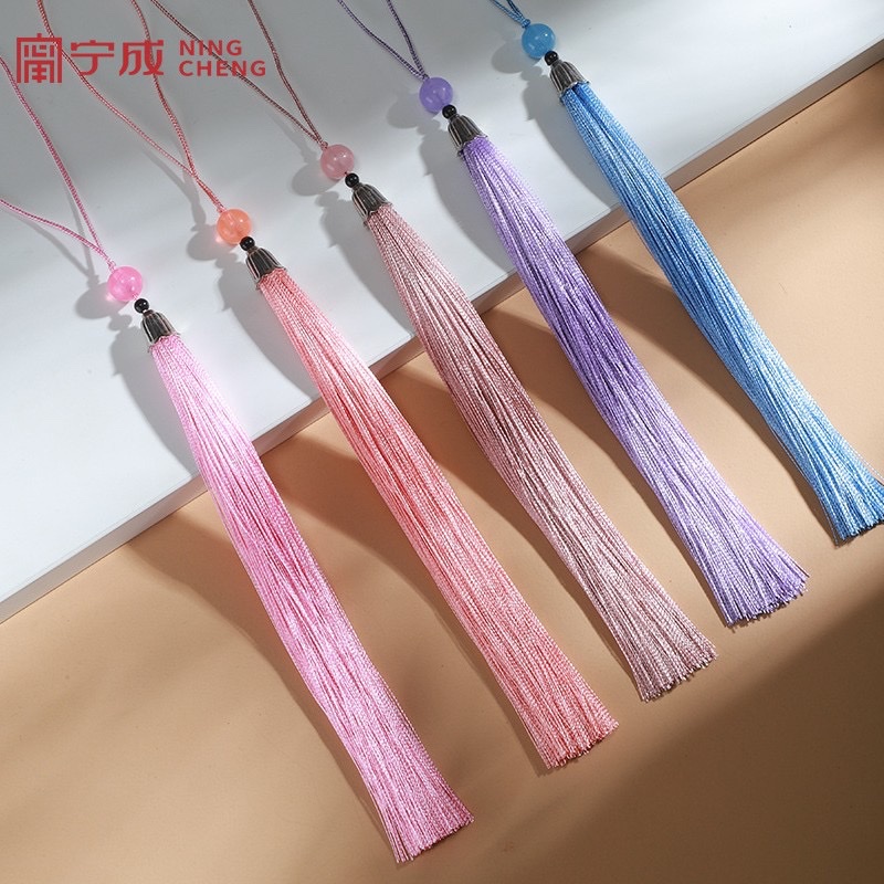 Wholesale and handcrafted 15CM long Chinese-style tassel tassels, ancient Hanfu, cheongsam, ethnic-style pendants, waist accessories
