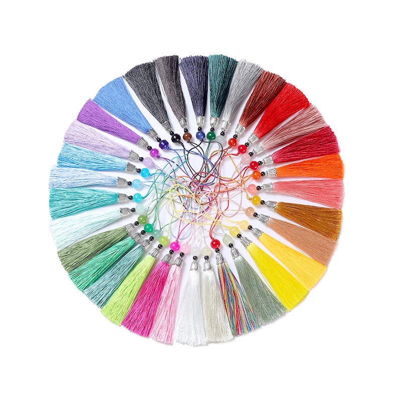 Cap tassel, small tassel, bookmark sachet, Hanfu tassel, fan pendant, gift box, mobile phone pendant, sachet, beaded tassel Item Picture