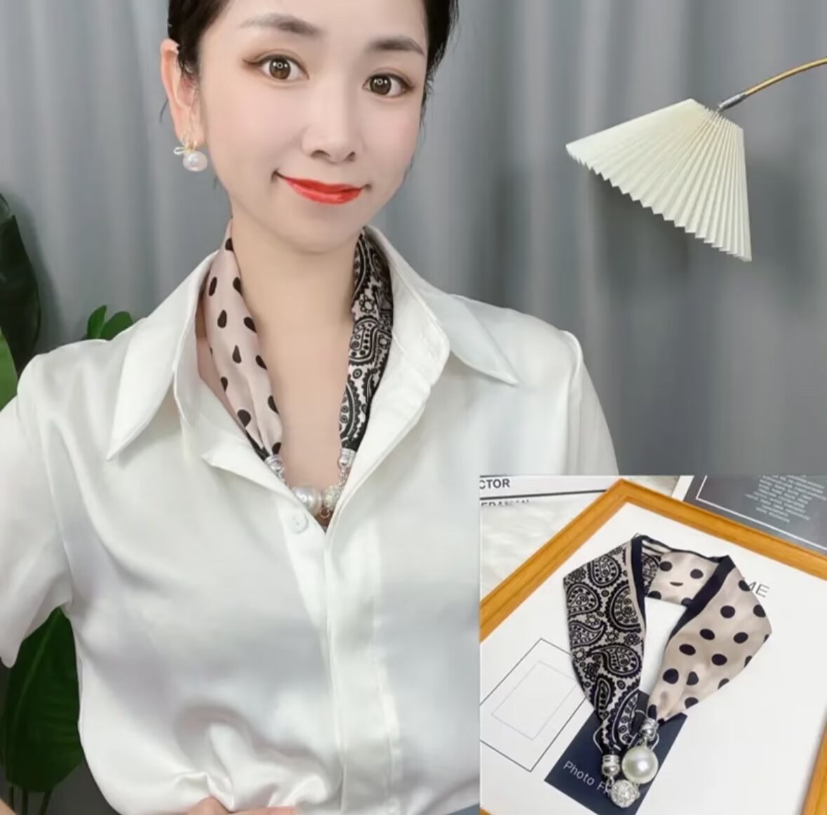 Hot-selling items: ZZTYN 055# large and small diamond balls, 050# pearl diamond ball magnetic clasp. For more new styles, please ask me for pictures. Welcome to purchase Specification image