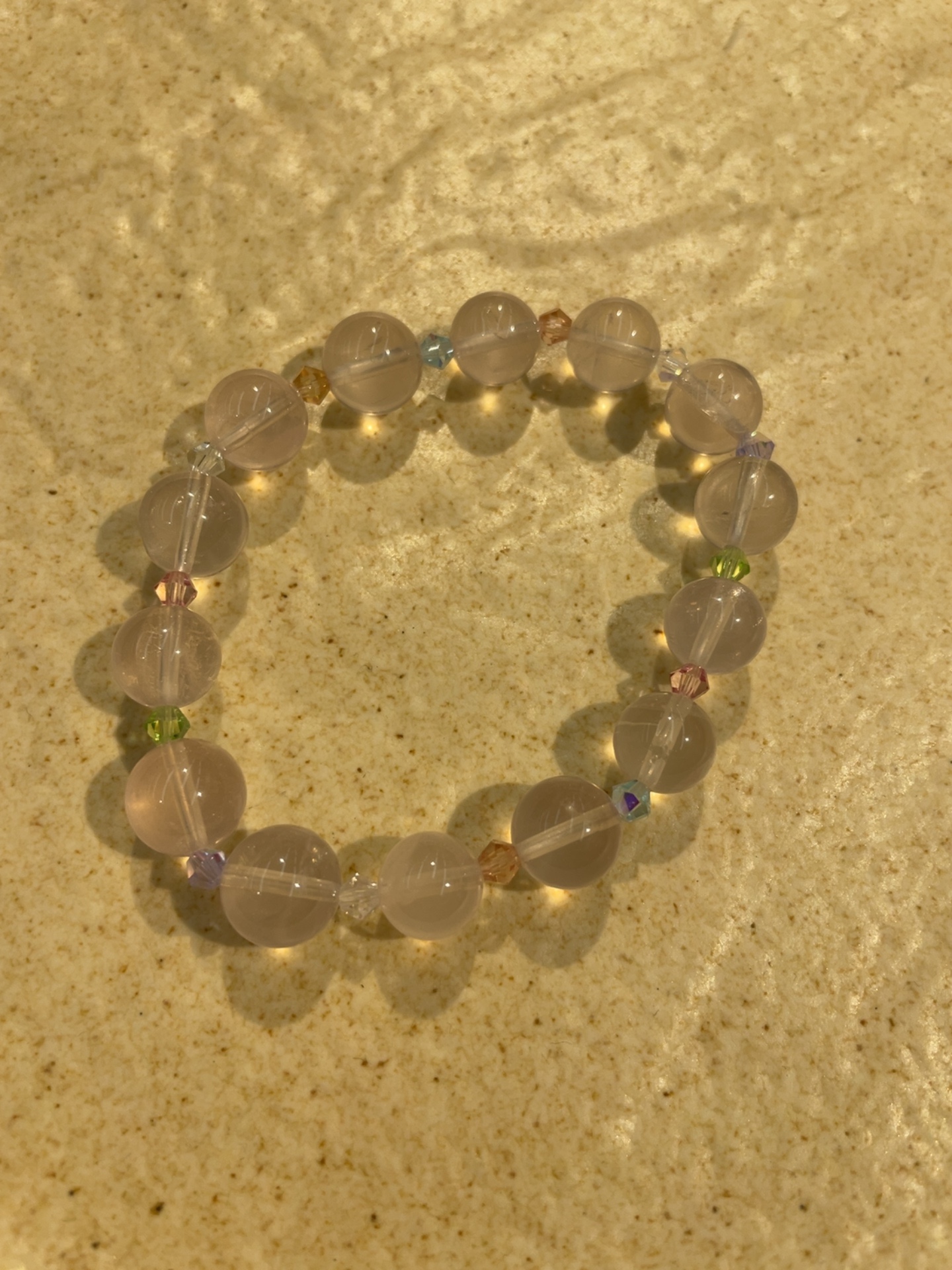 爆款天然多水晶珍珠单圈手链 时尚轻奢金饰串珠 精致气质女手串