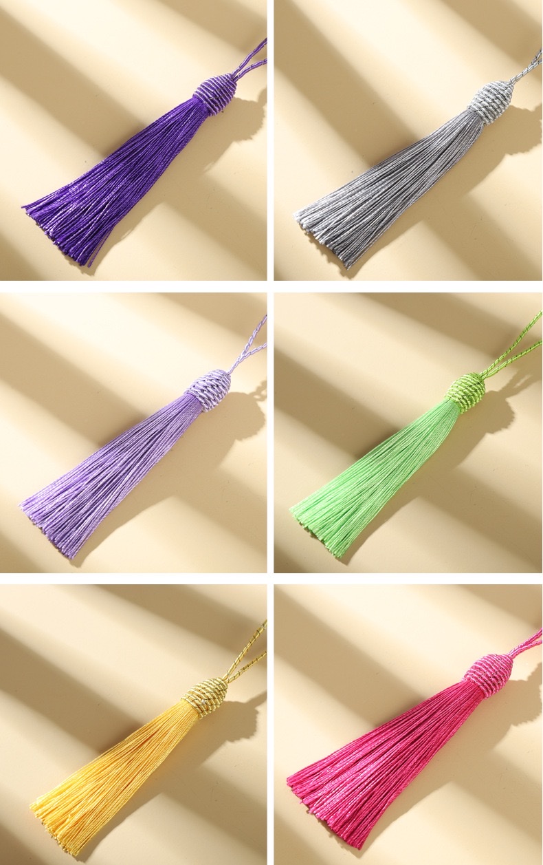 Threaded small tassel tassel tassel lace tassel decorative accessories detail image 9