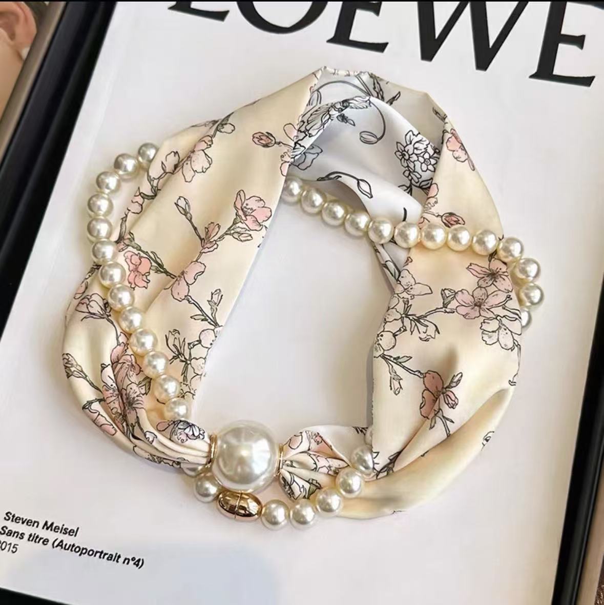 new Hot New Large Pearl magnetic clasp round towel ZZTY050# For more new styles, ask me for pictures, 06# glass beads, 05# plastic beads; "Handshake" detail image 20