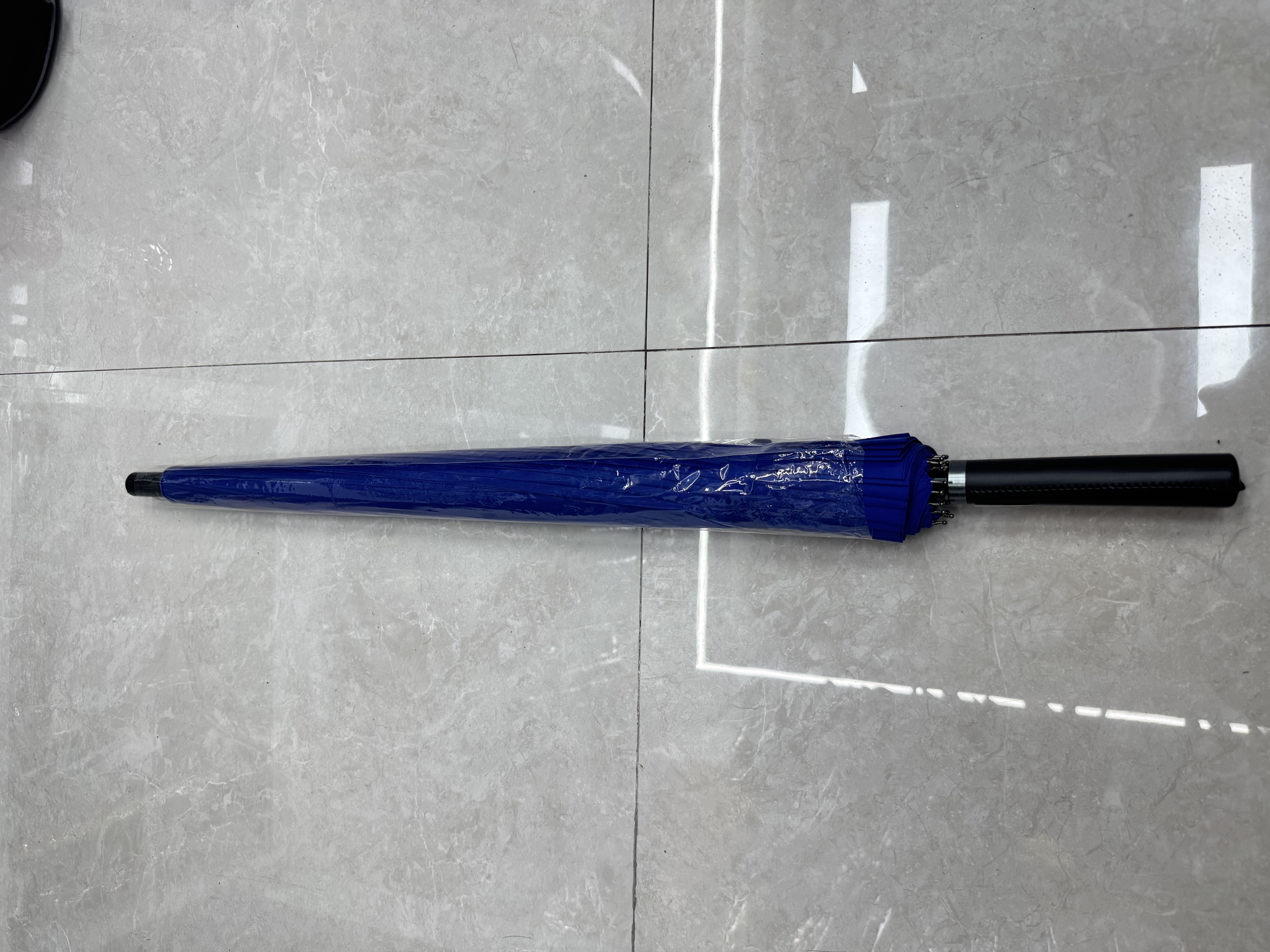 60cm手开24骨素色伞雨伞