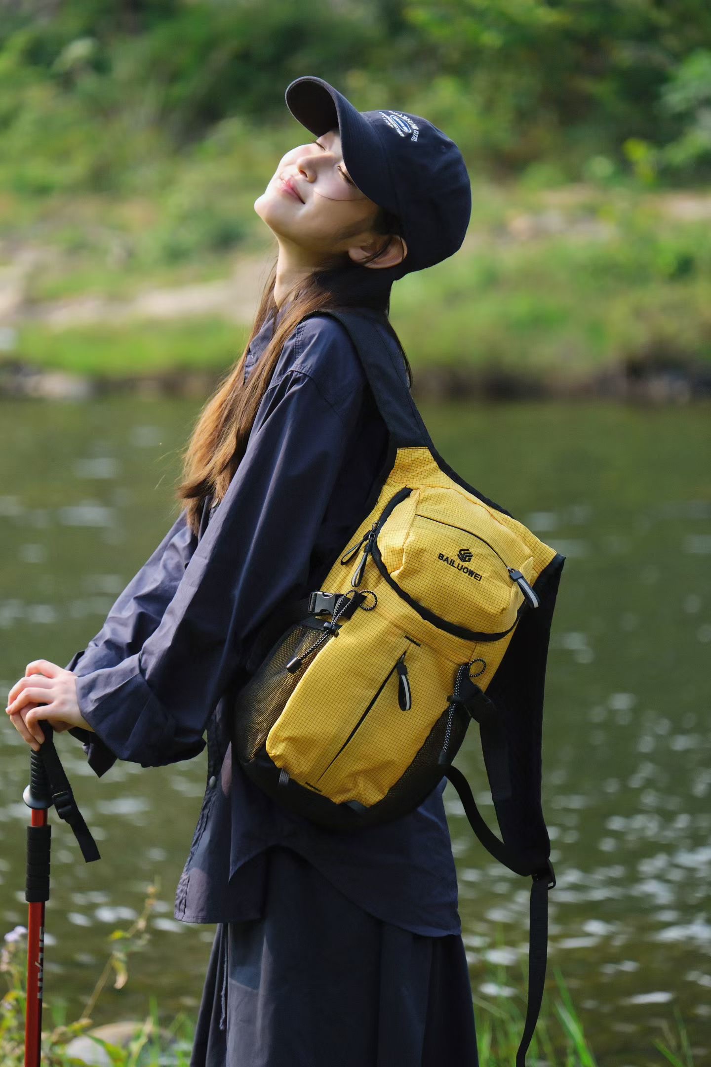 2025 New outdoor double-shoulder large-capacity comfortable backpack detail image 3