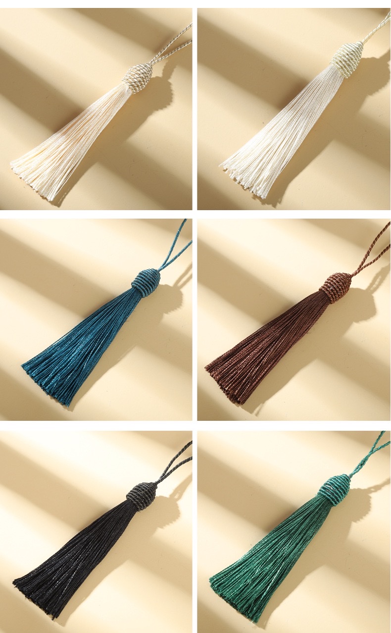 Threaded small tassel tassel tassel lace tassel decorative accessories detail image 11