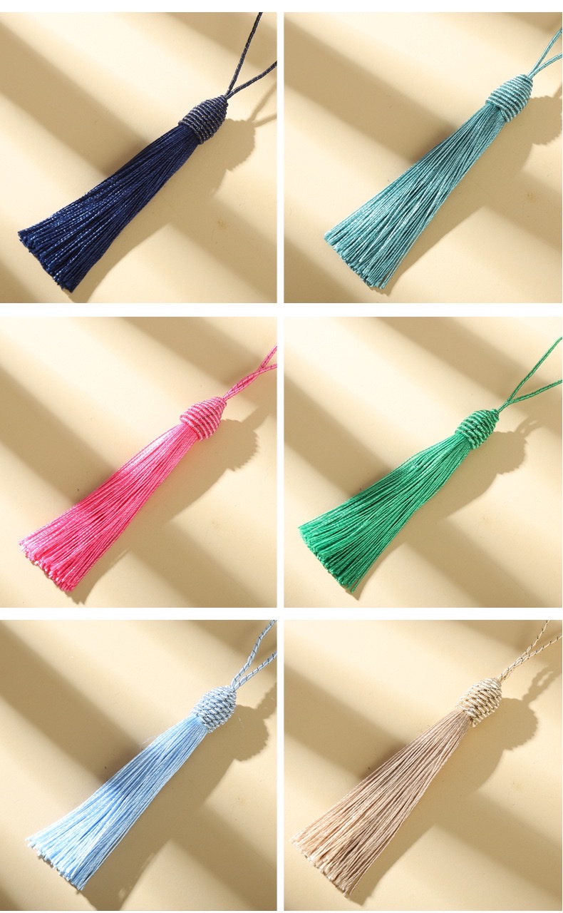 Threaded small tassel tassel tassel lace tassel decorative accessories detail image 12