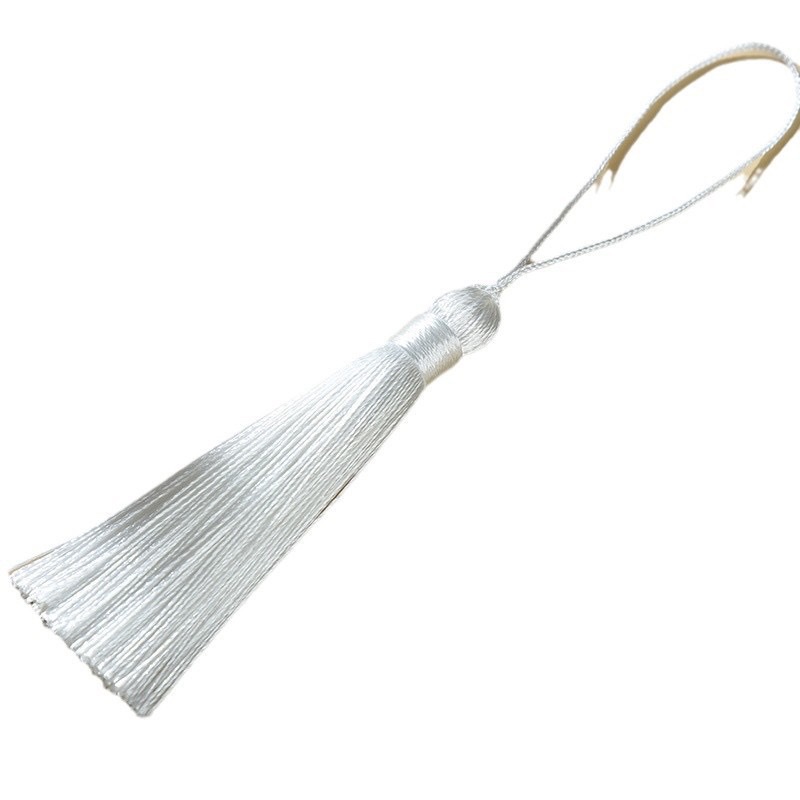 8 cm polyester tassel tassels, Chinese-style bookmarks, clothing pendant accessories, decorative pendant accessories, large quantity wholesale Item Picture