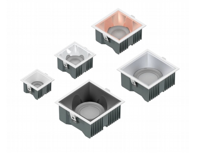 SXL high-efficiency intelligent anti-fog lamp, embedded LED anti-glare three-color household ceiling recessed household downlight details Picture
