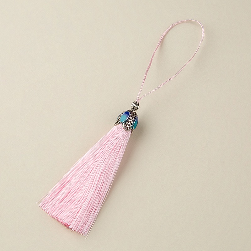 Cloisonne tassels, small tassels, bottle mouth pendant, accessory, sachet pendant, retro style tassels, Chinese style tassels details Picture