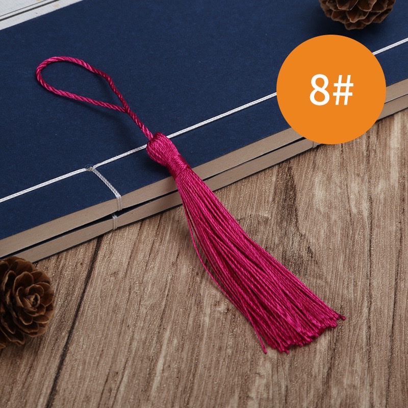 Tassel, small tassel, ancient-style pendant, bookmark, hair accessory, wedding candy box, tassel pendant, retro fan pendant, accessory pendant detail image 12