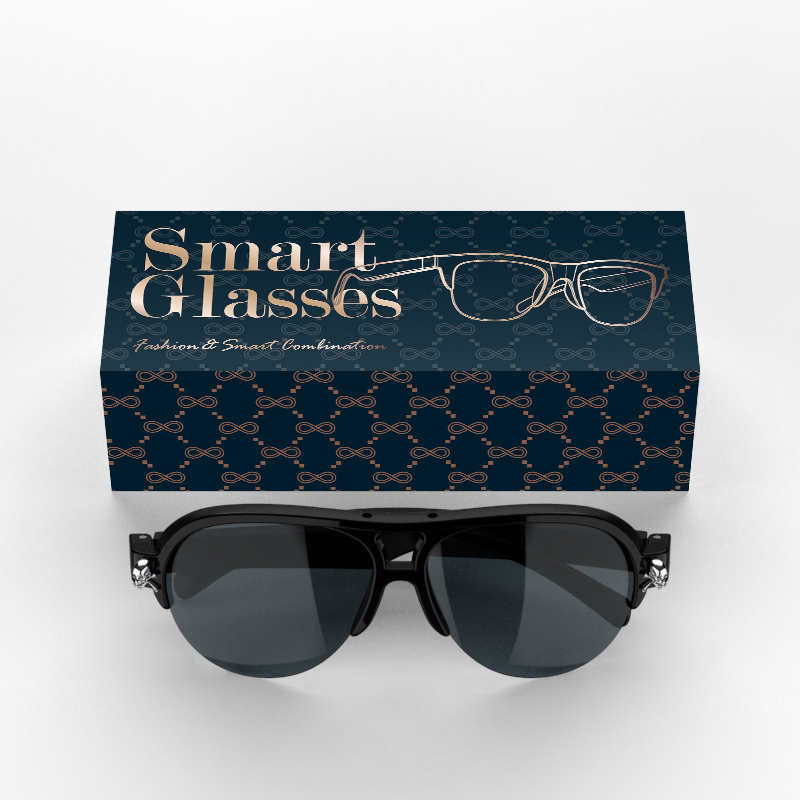 Fashionable men's glasses: Ai translation + calls + music listening Specification image