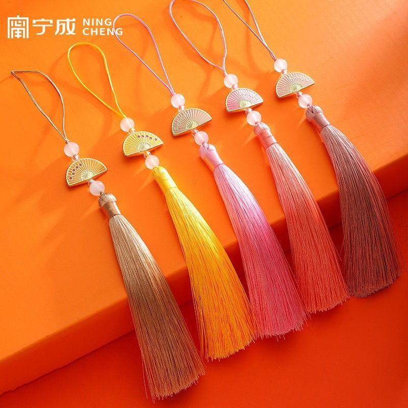 双面扇子流苏穗子旗袍汉服压襟配饰端午包装礼盒笛子车挂件吊穗 