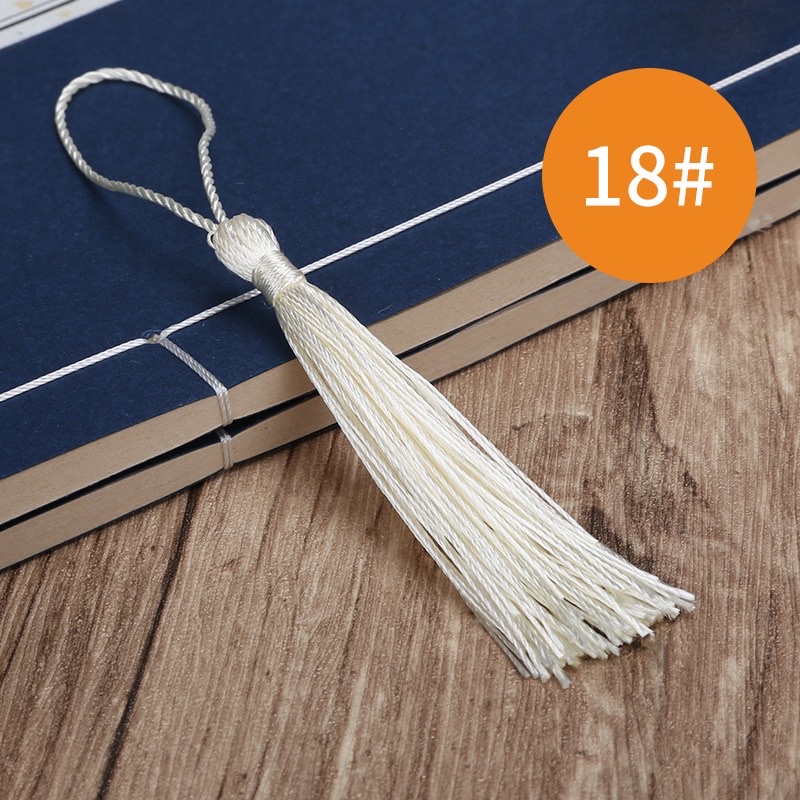 Tassel, small tassel, ancient-style pendant, bookmark, hair accessory, wedding candy box, tassel pendant, retro fan pendant, accessory pendant detail image 20