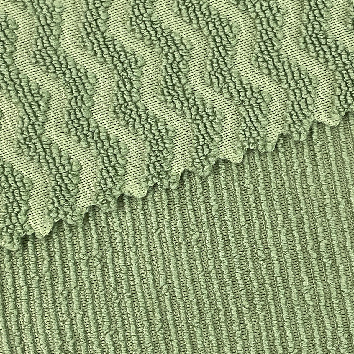 W-patterned double-sided cleaning cloth, thickened, water-absorbent and non-shedding, kitchen dishcloth, household glass cleaning wonder, glass cleaning cloth, lazy person's cleaning cloth detail image 3