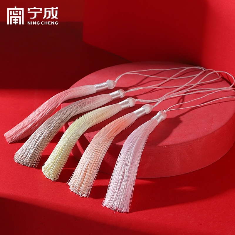 12公分渐变流苏古风汉服服饰吊穗挂件香包礼盒渐变流苏穗子长款 细节图