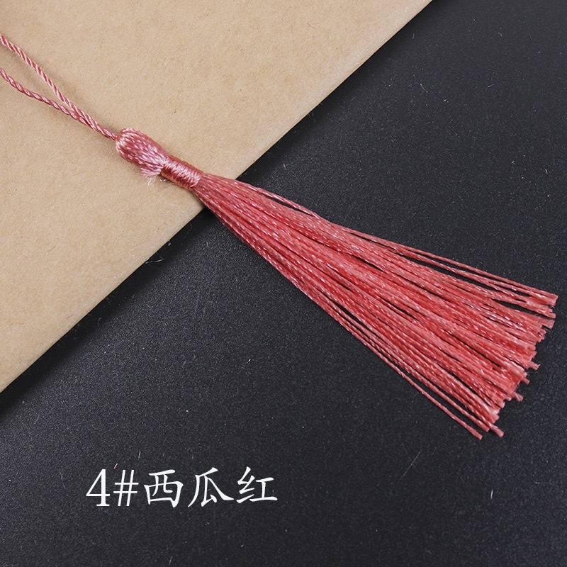 Tassel, small tassel, ancient-style pendant, bookmark, hair accessory, wedding candy box, tassel pendant, retro fan pendant, accessory pendant detail image 9