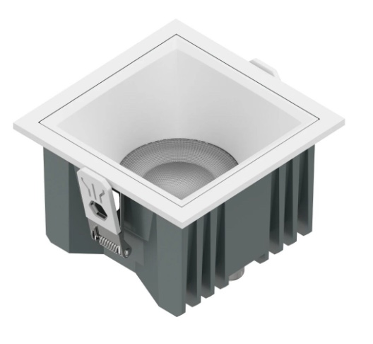 SXL high-efficiency intelligent anti-fog lamp, embedded LED anti-glare three-color household ceiling recessed household downlight Specification image