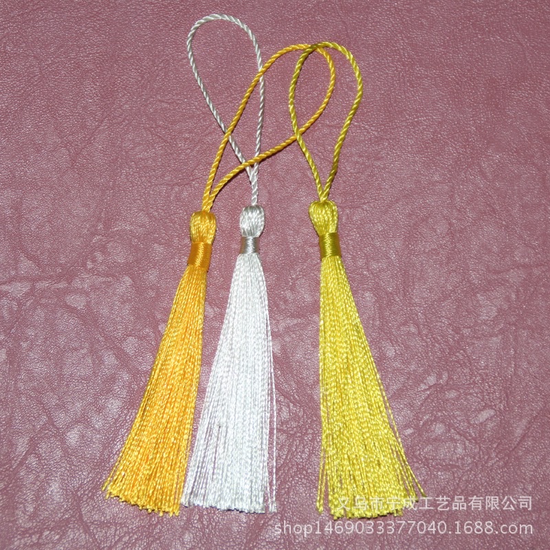 90-thread tassel small pendant, ancient-style hanging ornament, bookmark, hair accessory, wedding candy box, tassel, retro fan pendant, pendant detail image 14