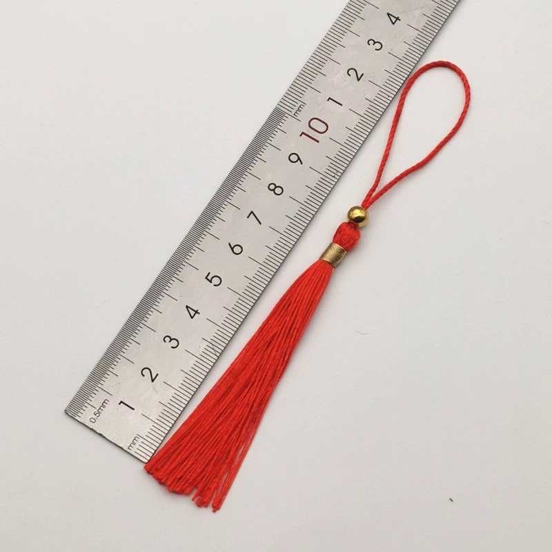 厂家批发流苏吊穗红包福袋吊坠扇子贺卡包装红包小流苏工艺 