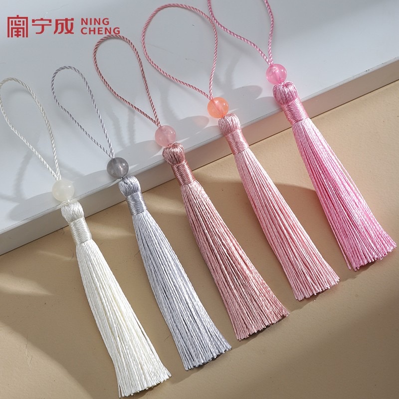 7CM tassel small tassel beaded ancient style retro bookmark tassel decoration pendant accessory pendant wholesale