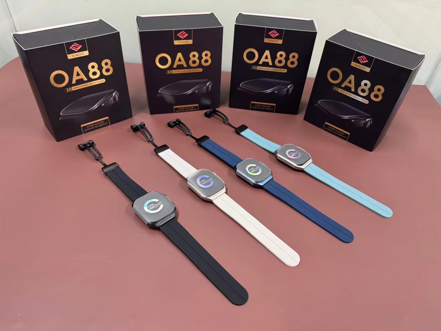 OA88 high-quality men's smartwatch for making and receiving calls, heart rate, blood oxygen, sleep monitoring, sports monitoring, and water resistance details Picture