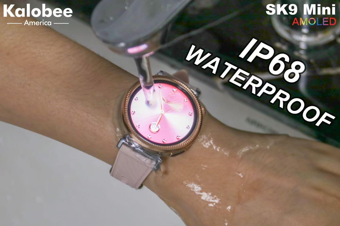 SK9 mini high-quality women's smartwatch for making and receiving calls, heart rate, blood oxygen, sleep monitoring, exercise monitoring, waterproof smartwatch detail image 2