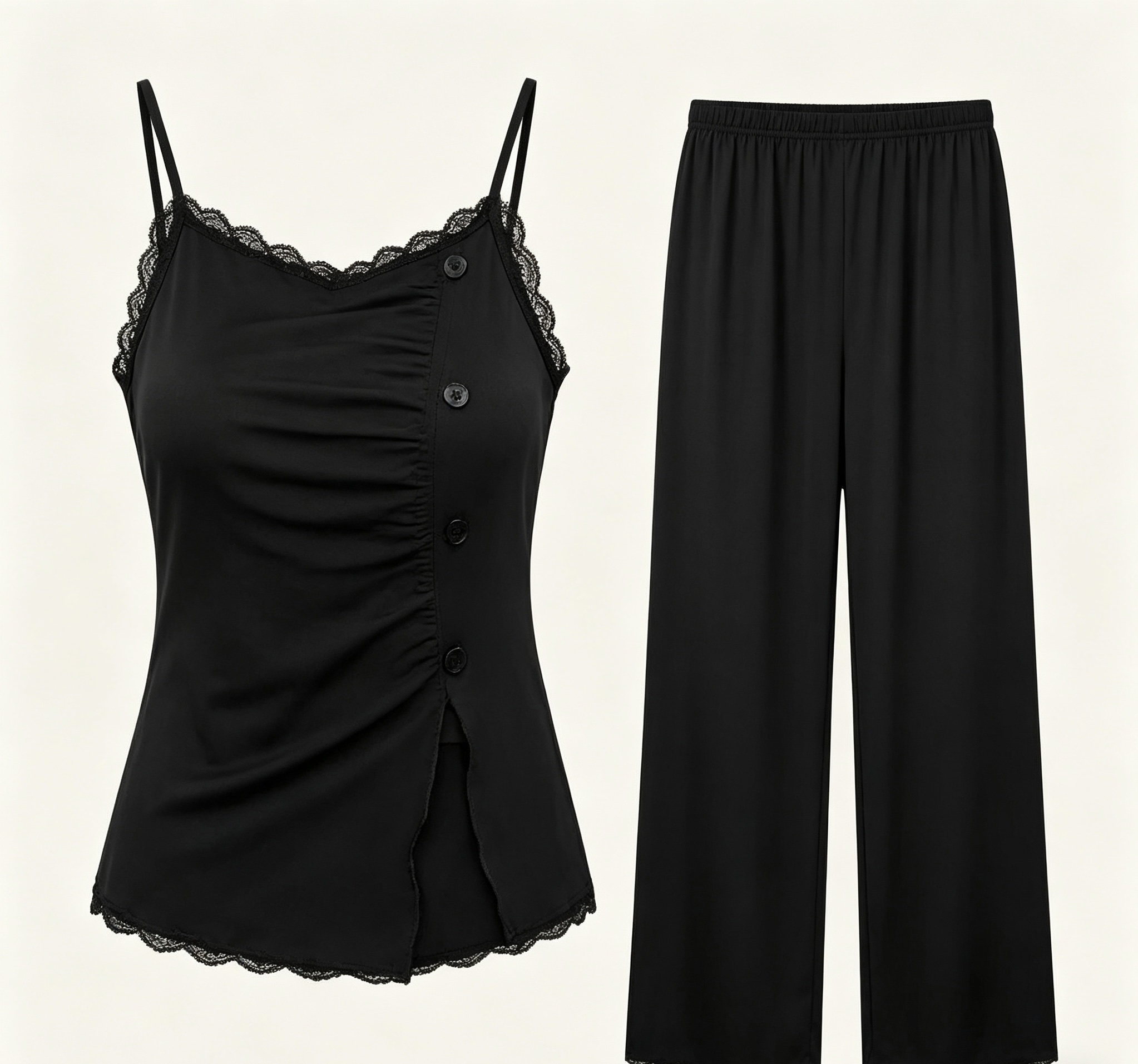 The new summer women's pajamas are sexy and can be worn outside as a home outfit Specification drawing