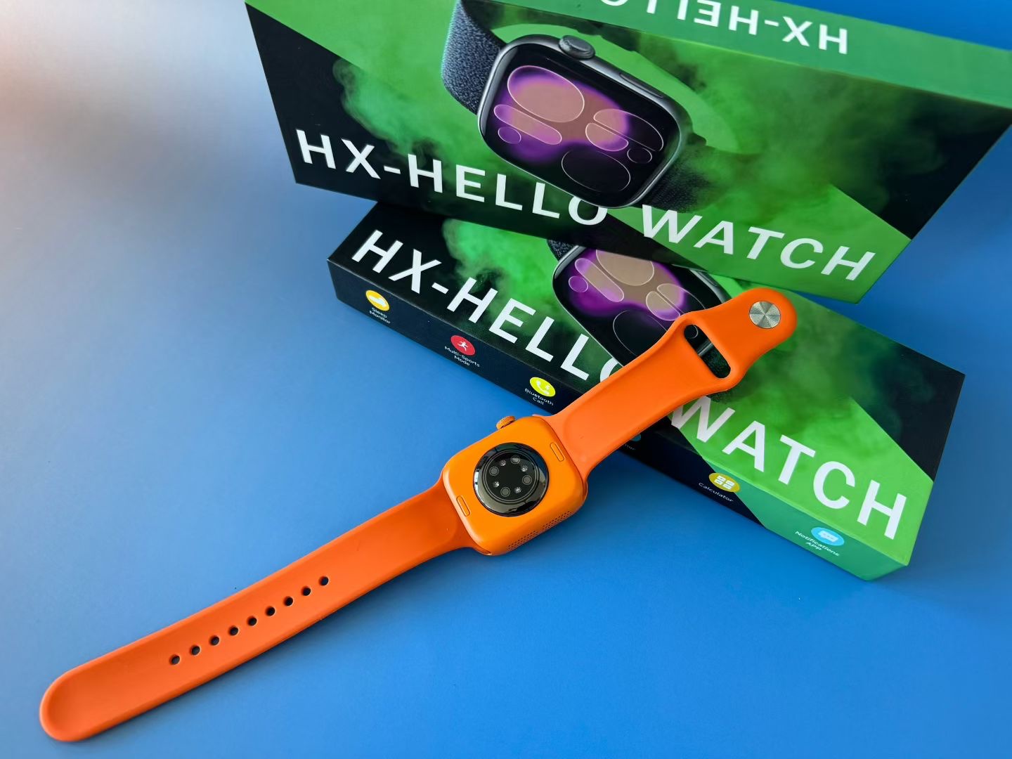 The HX-S11 high-quality smartwatch for both men and women is designed to make and receive calls, measure heart rate, blood oxygen levels, monitor sleep and exercise, and is waterproof details Picture