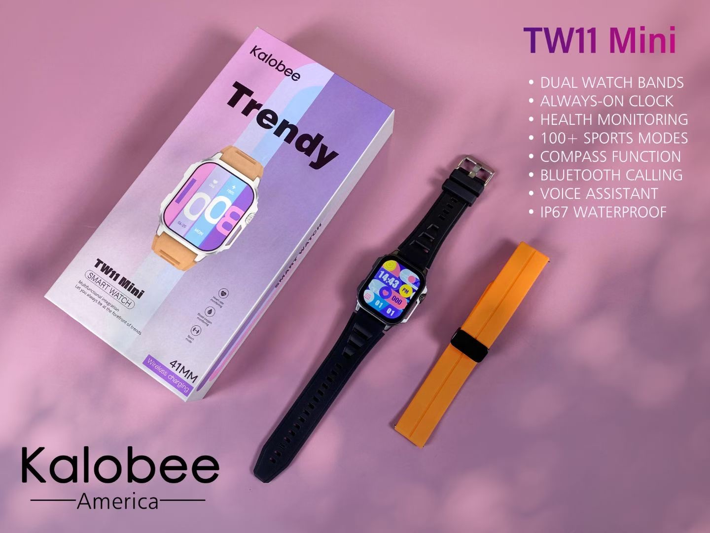 TW11 mini is a high-quality men's smartwatch that can make and receive calls, measure heart rate and blood oxygen levels, monitor sleep and exercise, and is waterproof Specification image