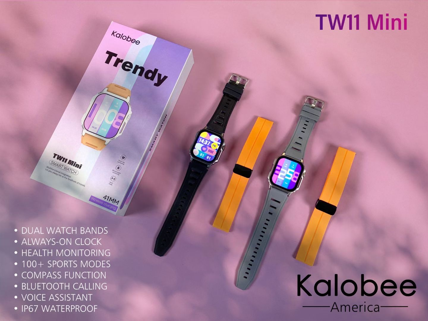 TW11 mini is a high-quality men's smartwatch that can make and receive calls, measure heart rate and blood oxygen levels, monitor sleep and exercise, and is waterproof