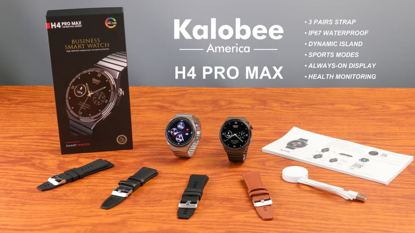 H4 pro Max 高品质 智能手表 接打电话 测心率 血氧 睡眠监测 运动监测 防水智能手表
