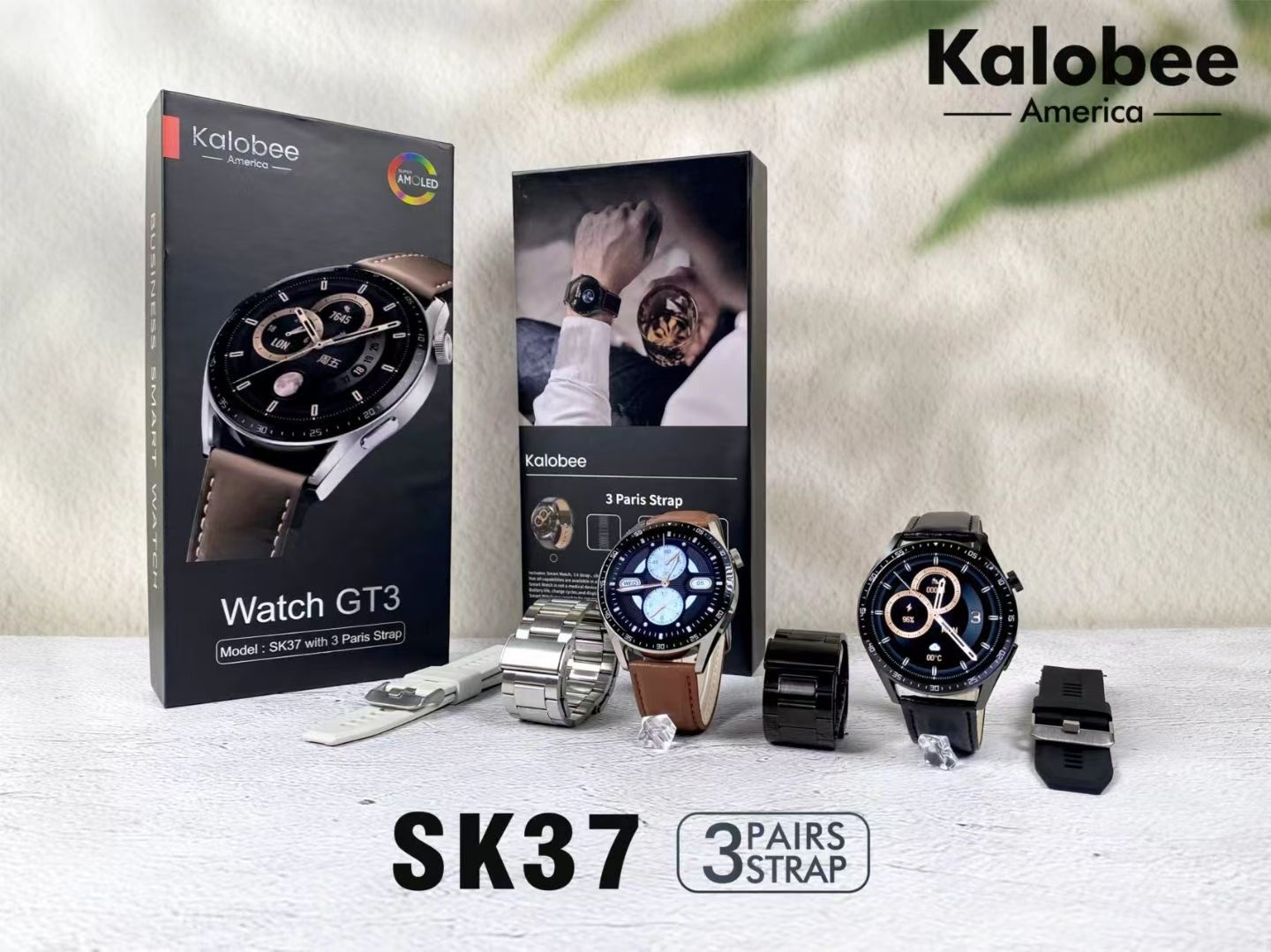 SK37 high-quality men's smartwatch for making and receiving calls, heart rate, blood oxygen, sleep monitoring, sports monitoring, waterproof smartwatch detail image 4