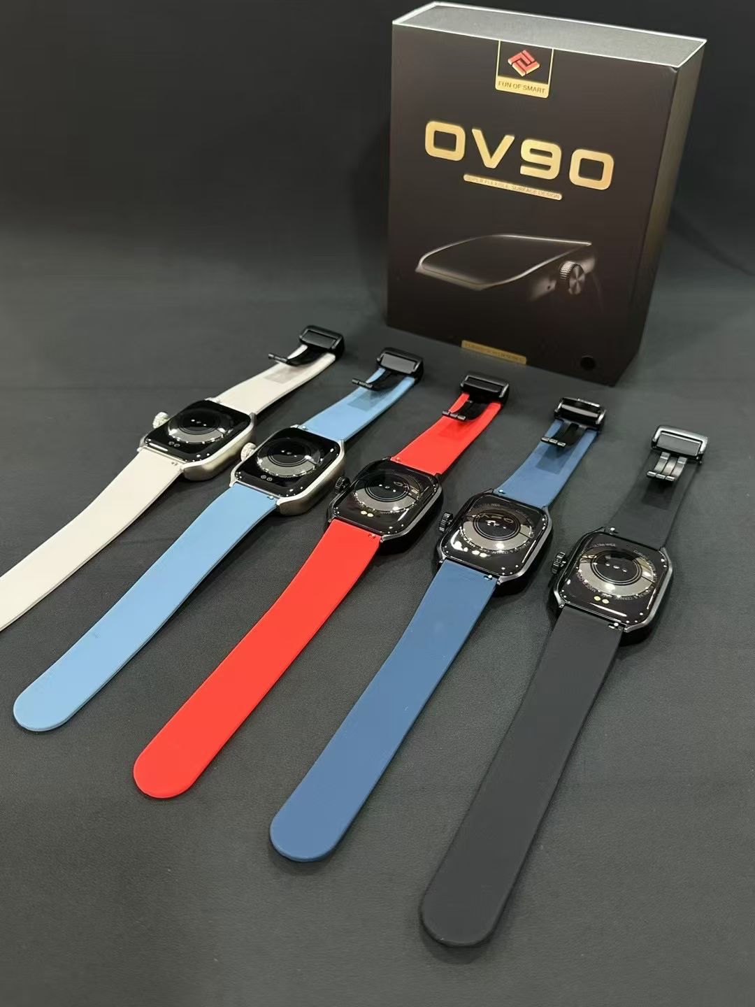 The OV90 high-quality men's smartwatch is designed for making and receiving calls, measuring heart rate, blood oxygen levels, sleep monitoring, and sports monitoring. It is a waterproof smartwatch detail image 8