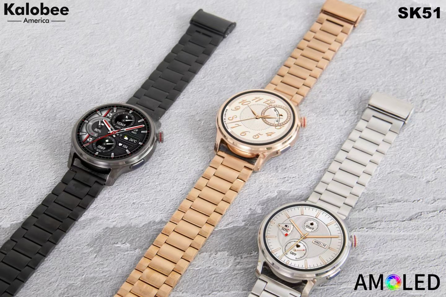 SK51 high-quality men's smartwatch for making and receiving calls, heart rate, blood oxygen, sleep monitoring, sports monitoring, waterproof smartwatch Specification image