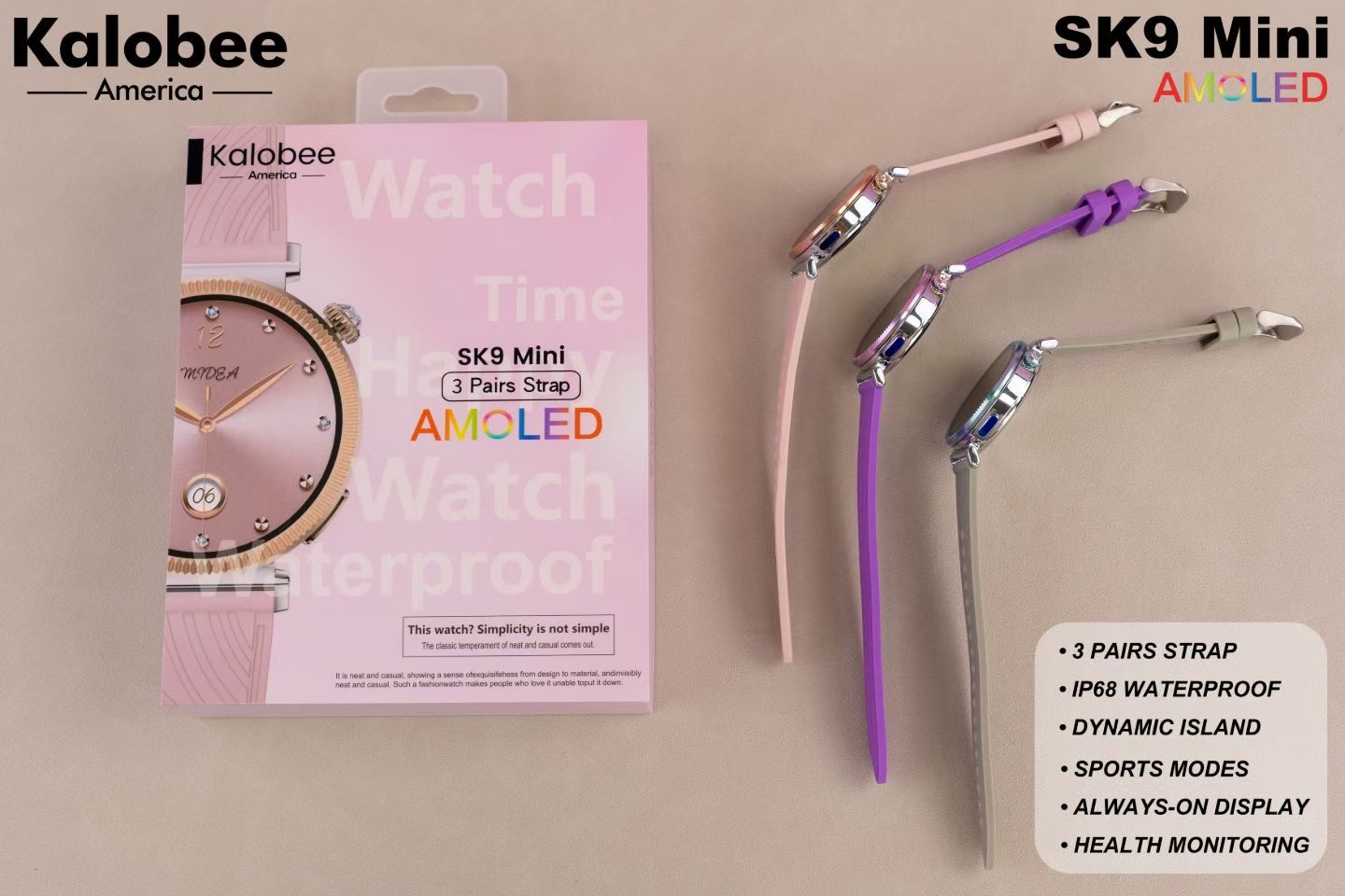 SK9 mini high-quality women's smartwatch for making and receiving calls, heart rate, blood oxygen, sleep monitoring, exercise monitoring, waterproof smartwatch detail image 7