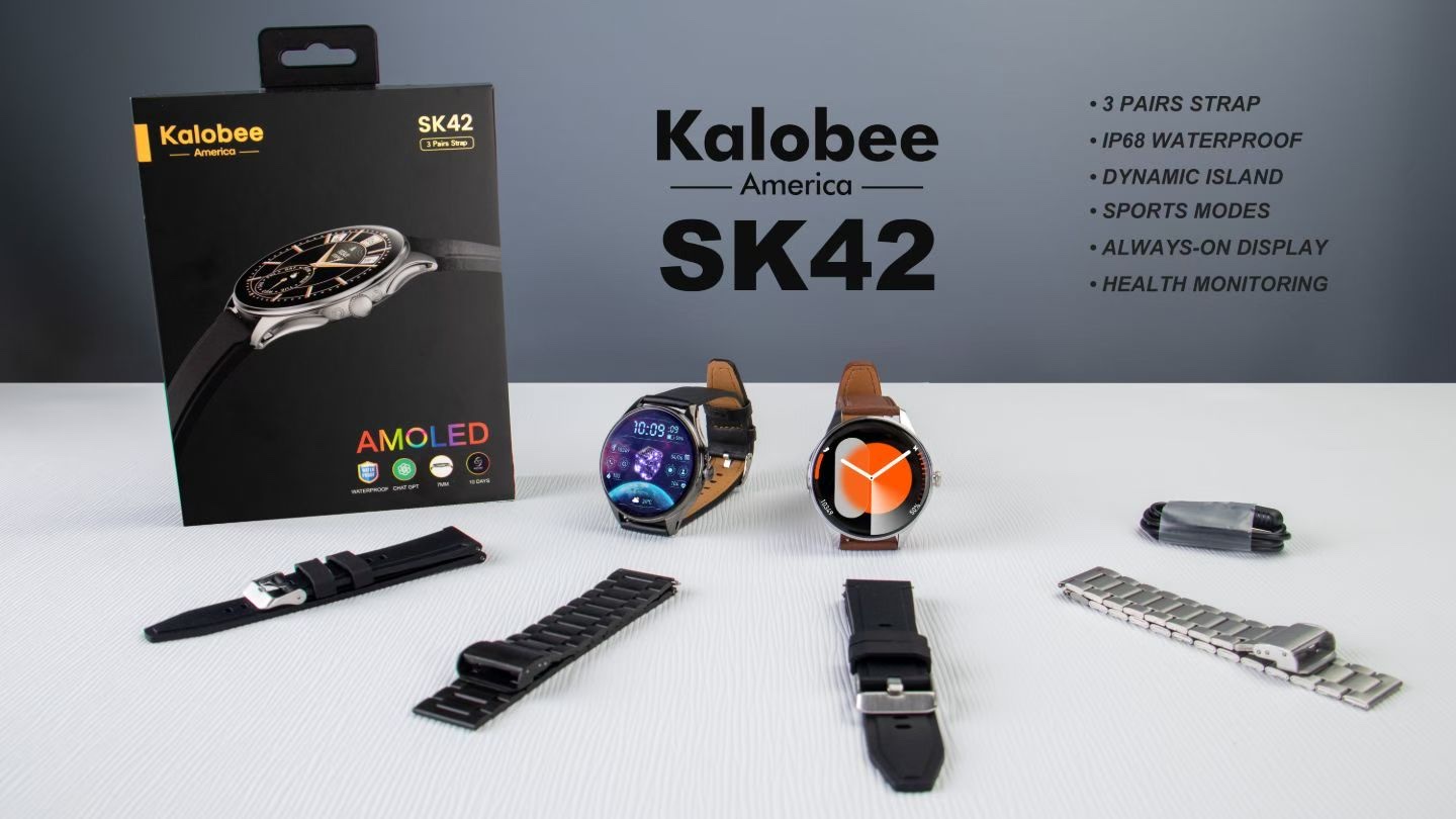 SK42 高品质 男款智能手表 接打电话 测心率 血氧 睡眠监测 运动监测 防水智能手表详情图7