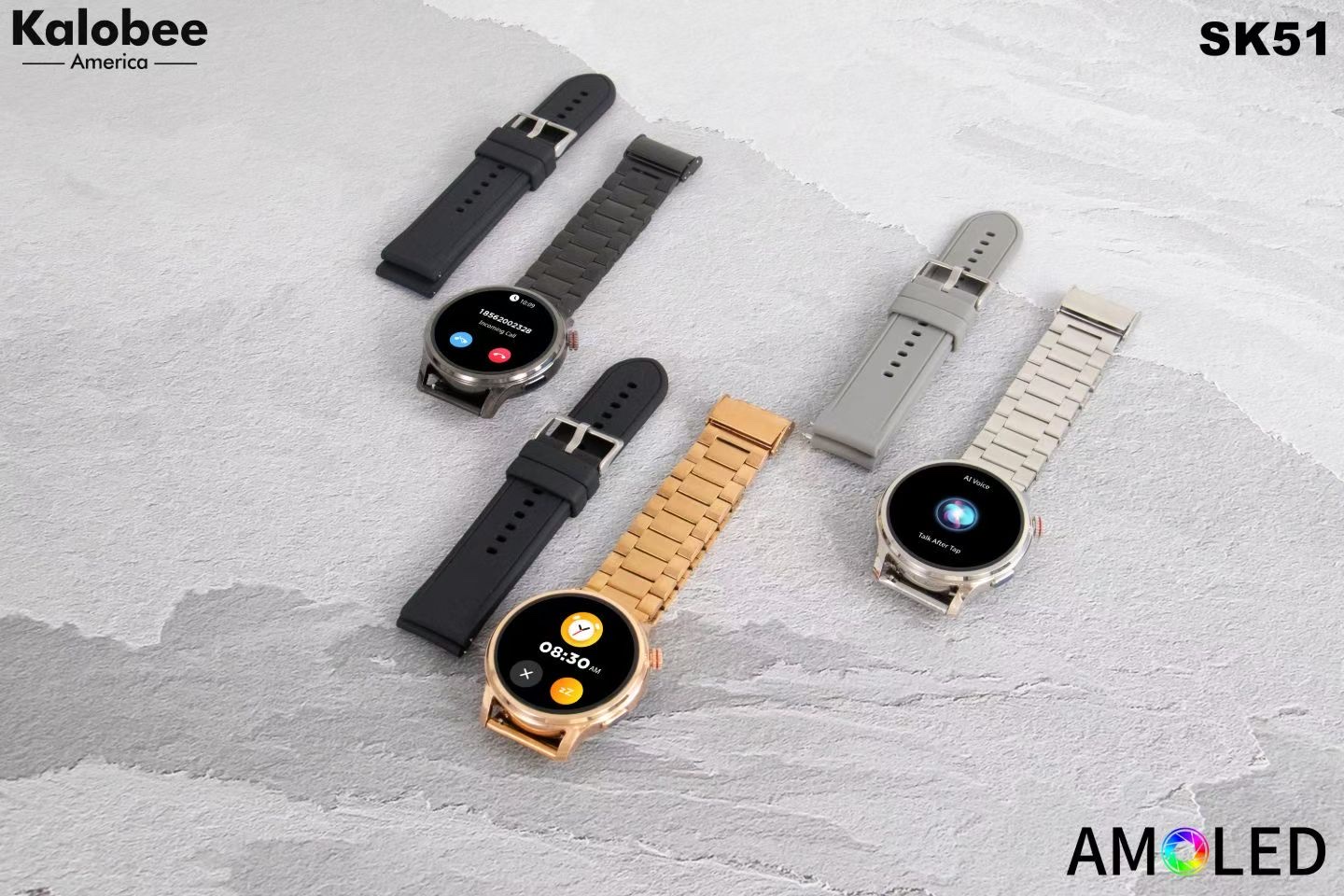 SK51 high-quality men's smartwatch for making and receiving calls, heart rate, blood oxygen, sleep monitoring, sports monitoring, waterproof smartwatch detail image 3