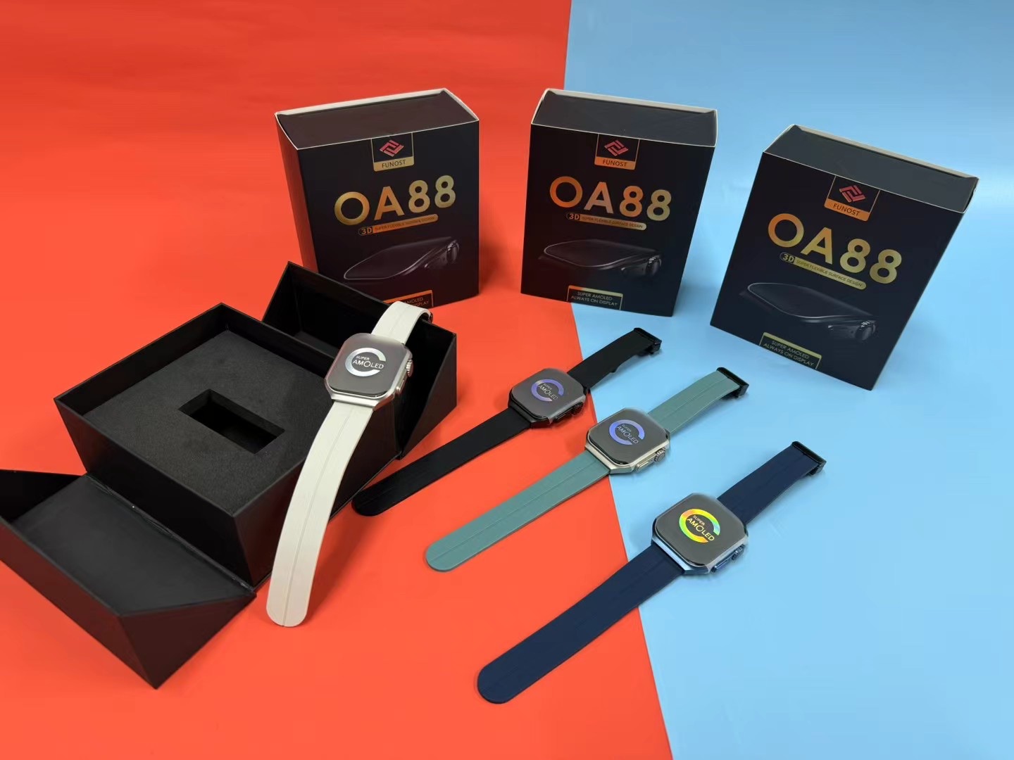 OA88 high-quality men's smartwatch for making and receiving calls, heart rate, blood oxygen, sleep monitoring, sports monitoring, and water resistance Specification image