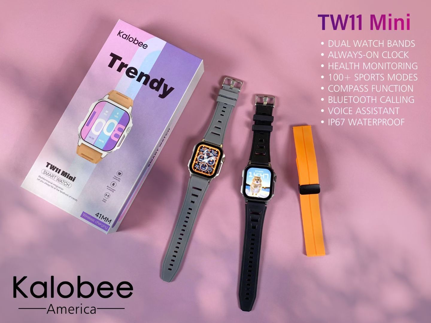TW11 mini is a high-quality men's smartwatch that can make and receive calls, measure heart rate and blood oxygen levels, monitor sleep and exercise, and is waterproof detail image 2