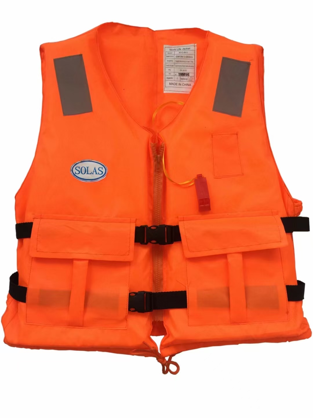 Portable fishing car men's life jacket, adult professional high-buoyancy Marine jacket detail image 3